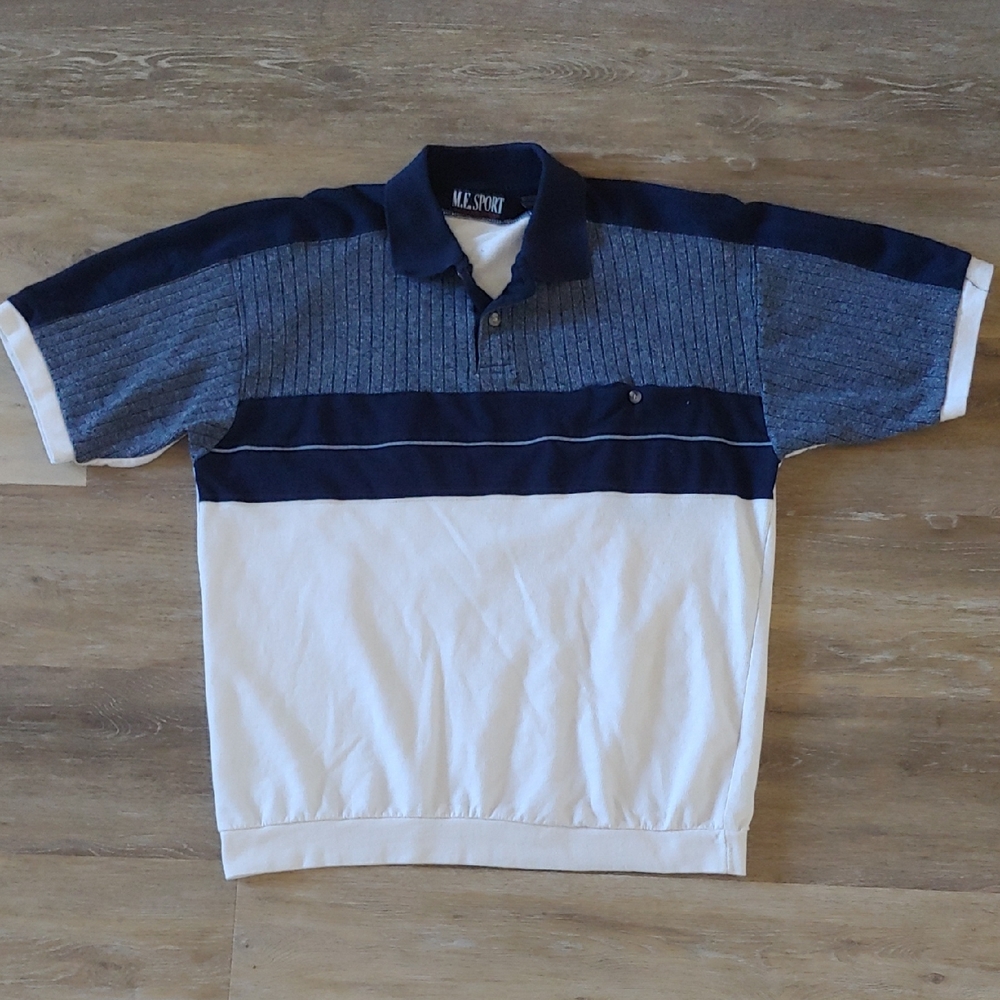 Vintage ME Sport Men's Pullover Polo Shirt Size XL